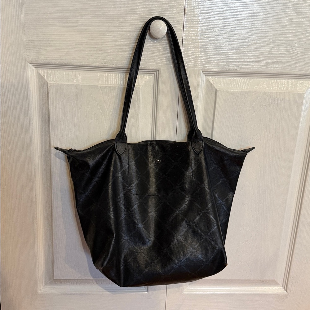 Longchamp Black Large Tote LIMITED EDITION